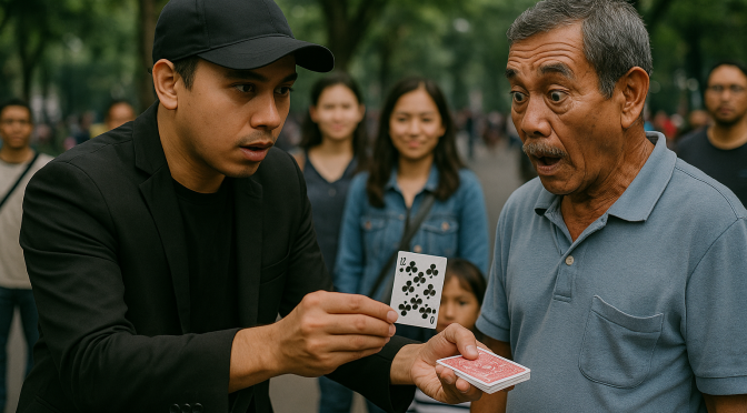 Pesulap Jalanan Paling Keren di Indonesia yang Bikin Publik Terpukau